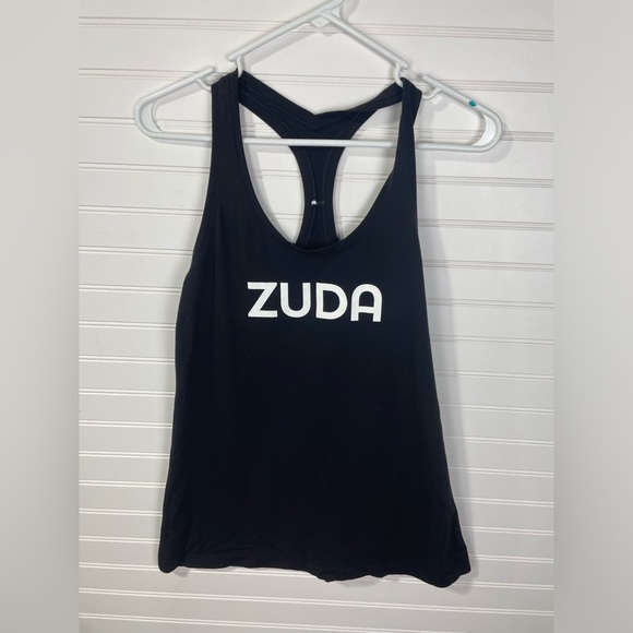 Lululemon Zuda Yoga Black Racerback Tank Top Medium Women’s - Picture 7 of 7